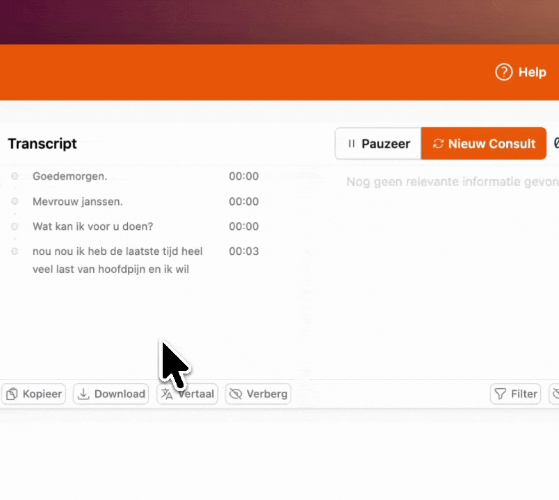 Stap 2: informatie delen